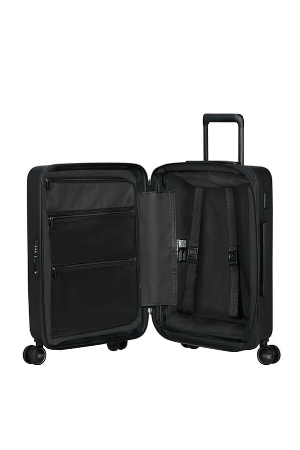 Samsonite Restackd Spinner Expandable Easy Access 55cm  Zwart