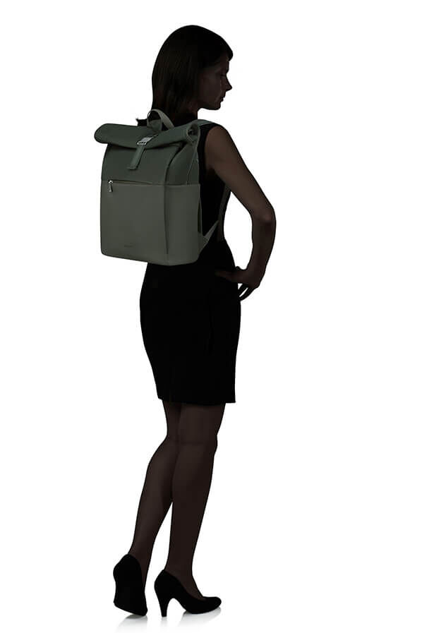 Samsonite 4Pack Laptop Rolltop Backpack 15.6'  Forest Green