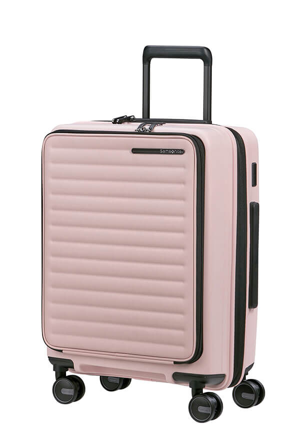 Samsonite Restackd Spinner Expandable Easy Access 55cm  Rose Samsonite Restackd Spinner Expandable Easy Access 55cm  Rose