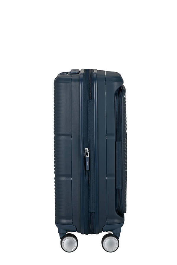 Samsonite Paralux Spinner Expandable Global Co 55cm  Bleu marine fonc&eacute;