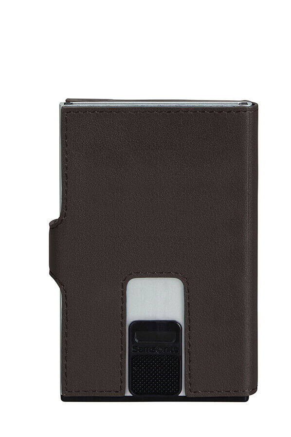Samsonite Alu Fit 202 - Slide-up Wallet  Marron fonc&eacute;