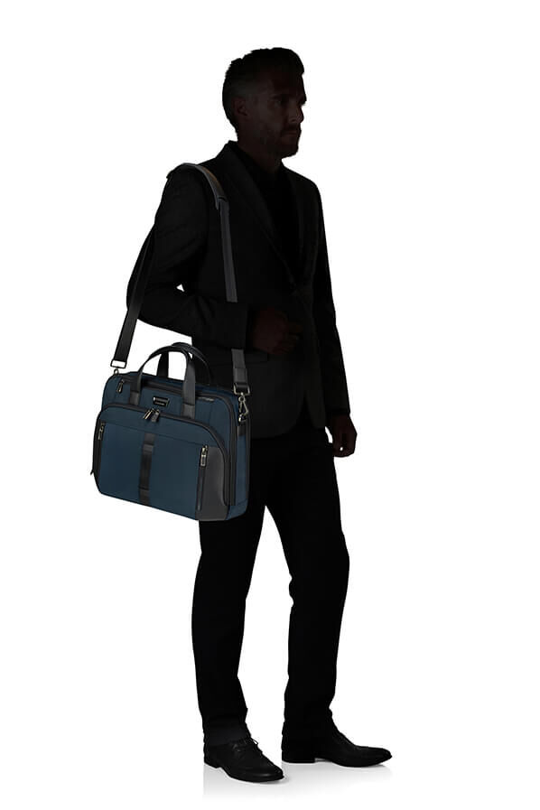 Samsonite Urban-Eye Bailhandle 15.6'  Blauw