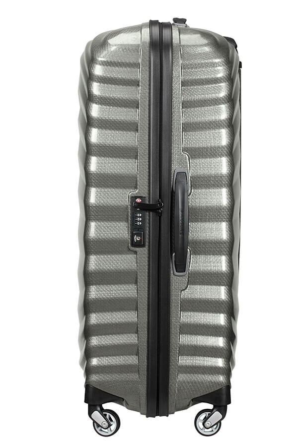 Samsonite Lite-Shock Spinner 75cm  Vert m&eacute;tal