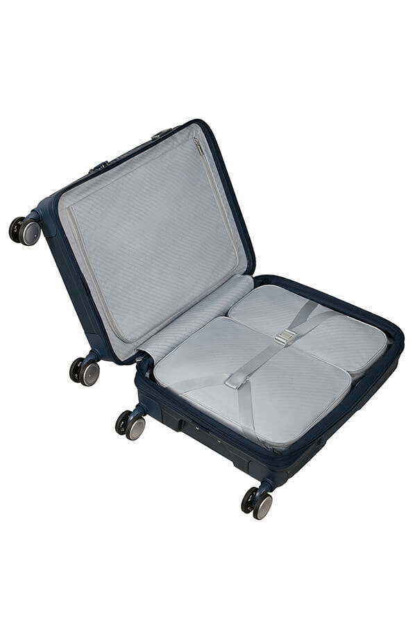 Samsonite Paralux Spinner Expandable Global Co 55cm  Bleu marine fonc&eacute;