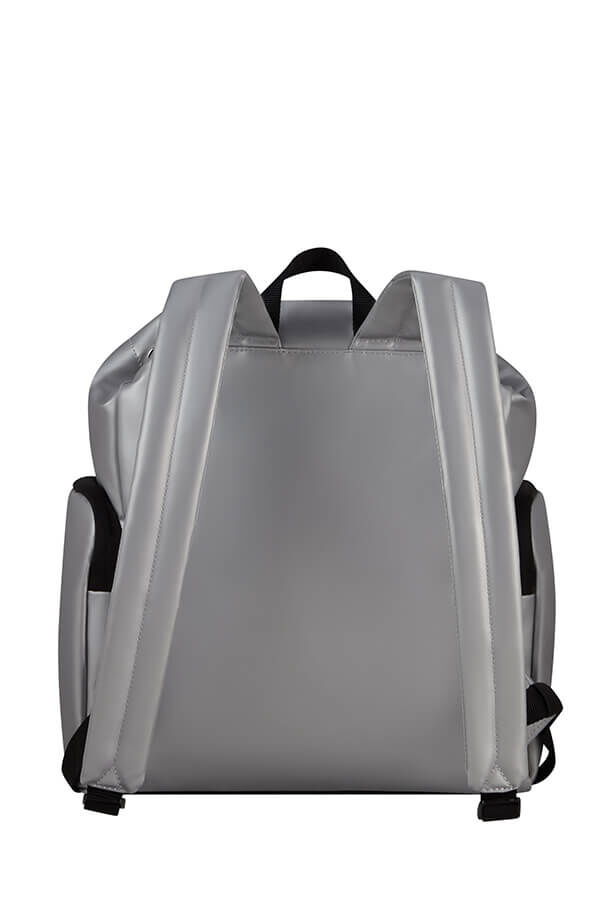 Samsonite Wander Last Backpack 3PKT 1 Buckle  Metallic Zilver