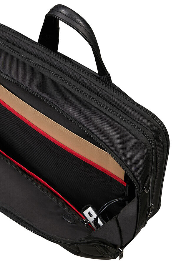 Samsonite Pro-Dlx 6 Bailhandle Expandable 17.3'  Noir
