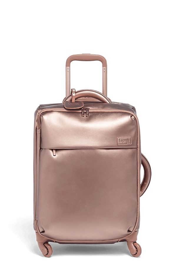Lipault Miss Plume Valise 4 Roues 55cm Pink Gold Rolling Luggage